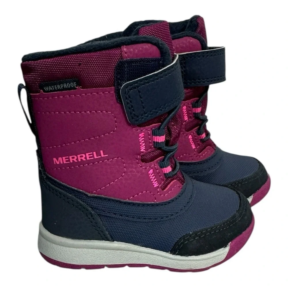 Merrell Snow Ridge Winter Boots - Waterproof, Insulated size toddler 4